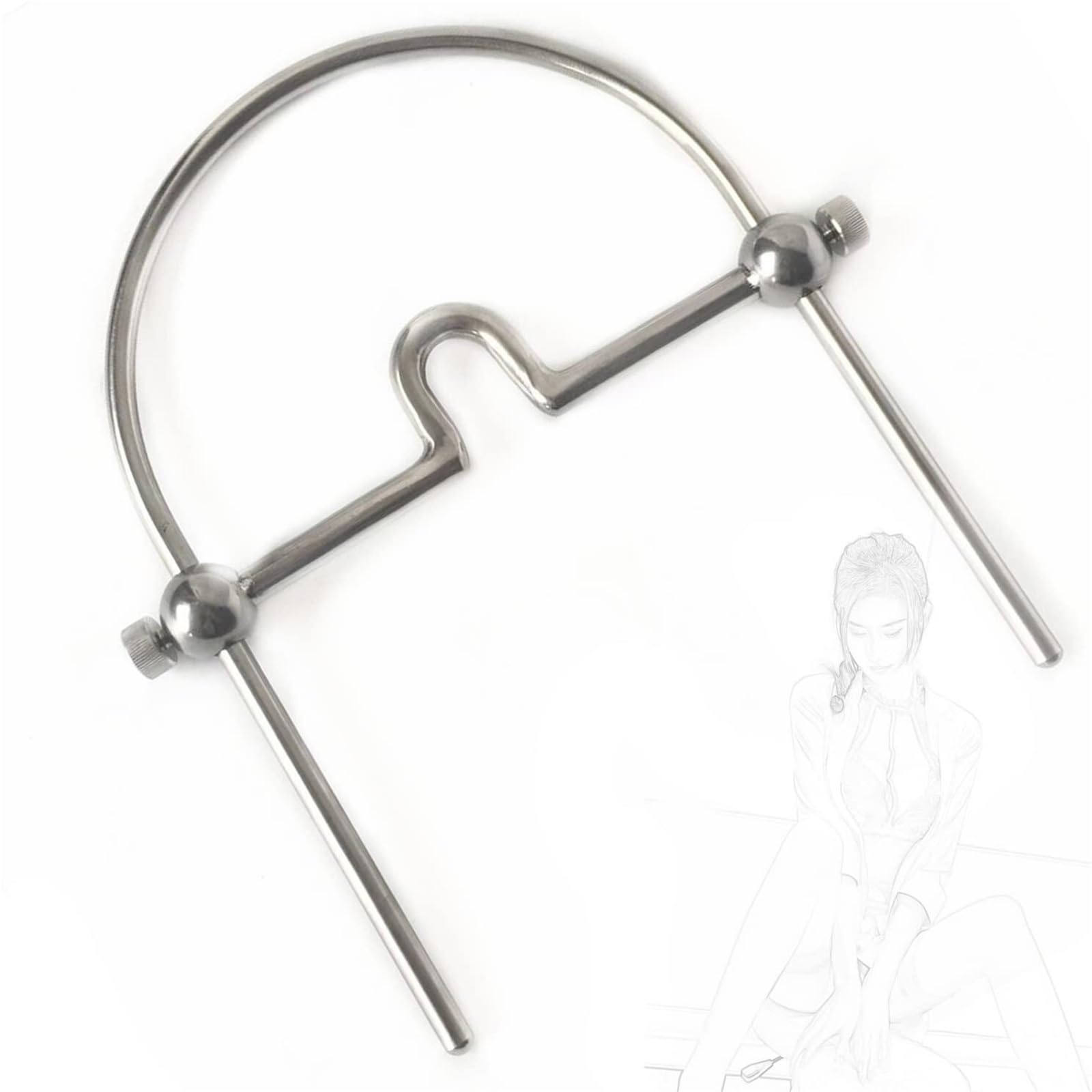 Mundknebel Aus Edelstahl, Mundspreizer, Knebel, Mundring, Knebel, Knebelring, Mundöffner, Fesseln, Fetisch, Sklaven, BDSM, Bondage, Blowjob, Sexbett, Erotik, Sexspielzeug
