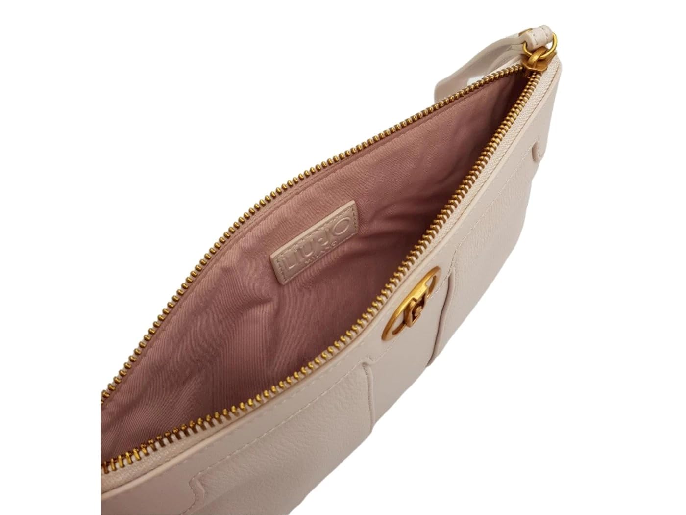 Liu Jo Jeans Pochette con logo True Champagne