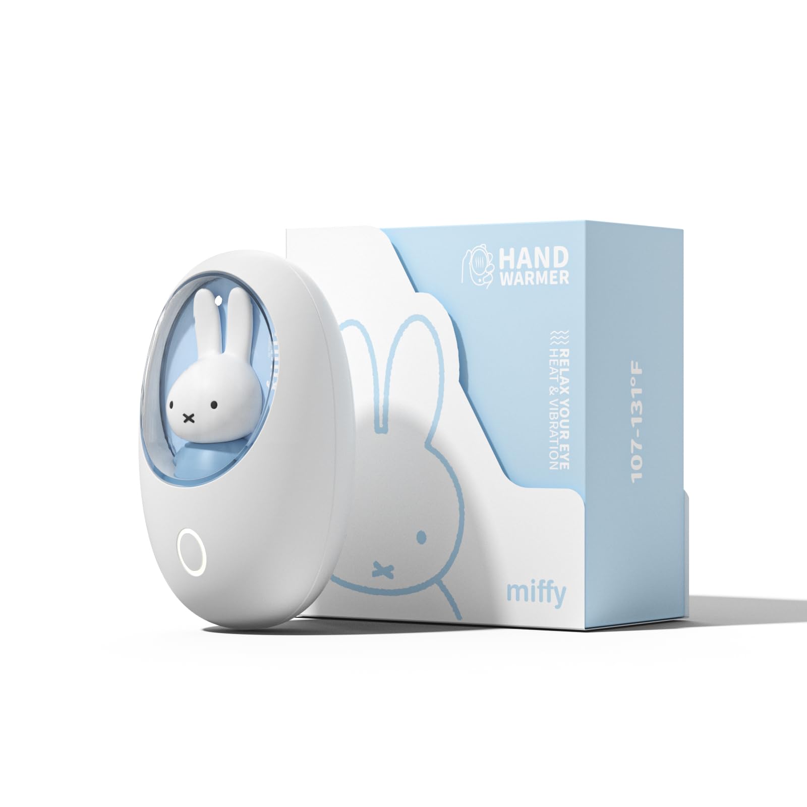 miffy 　CHANEL ファーマフ（ハンドウォーマー） Amazon.com: Miffy Hand Warmer Egg for Hand and Eye (Blue-White