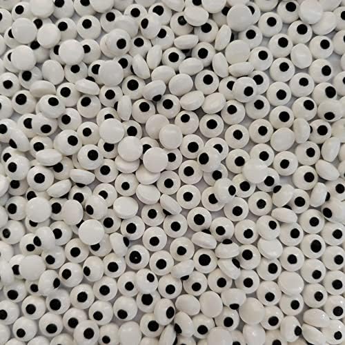 Eastron Edible Mini Candy Eyeballs Eyes Cake Cupcake Toppers Cookie Decorations Dessert Sprinkles for Halloween Christmas Birthday Party Supplies 2.82 Ounce