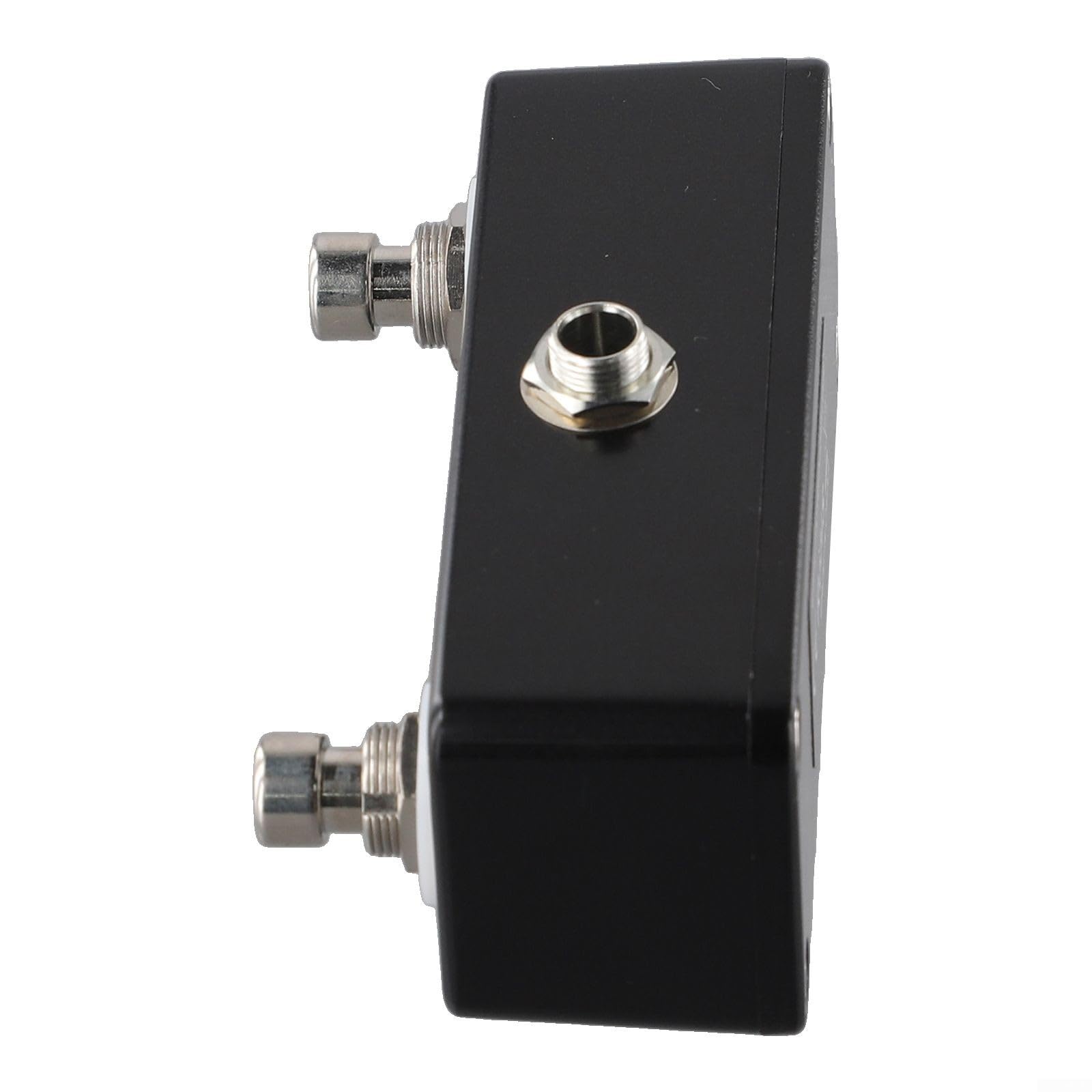 Dual Switch - Pedale per chitarra True Bypass, alloggiamento in metallo | Circuito True Bypass, doppio interruttore momentaneo, alloggiamento interamente in metallo, colore nero, design compatto