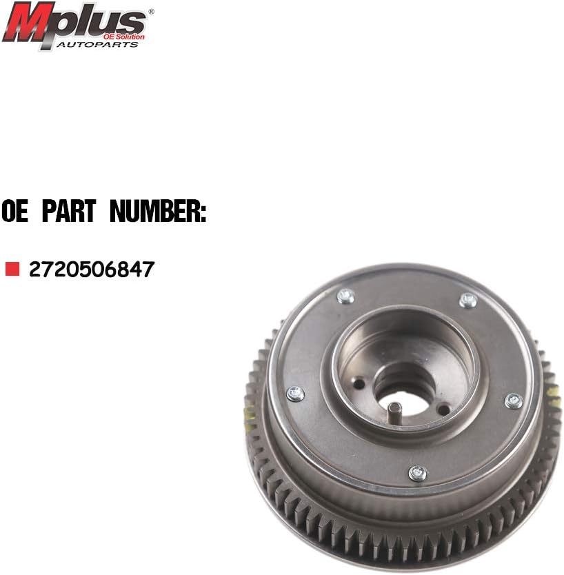 MPLUS 2720506847 Exhaust Variable Timing Sprocket Cam Camshaft Phaser Gear for Mercedes-Benz C230 C300 C350 CLS550 R350 E350 E550 ML350 SLK350 CLK350 3.5L 5.5L V6 V8 DOHC