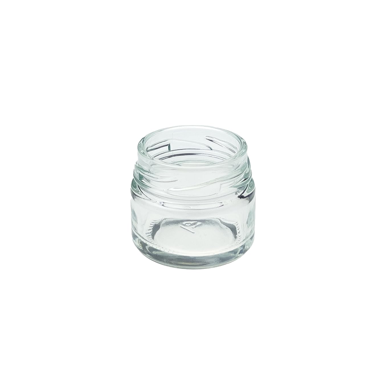 Lot de 100 bocaux en verre de 22 ml avec TO43 noir – Verre de qualité supérieure pour confitures, épices et échantillons – Hermétiques – Idéal pour le rangement et la présentation – Robuste et