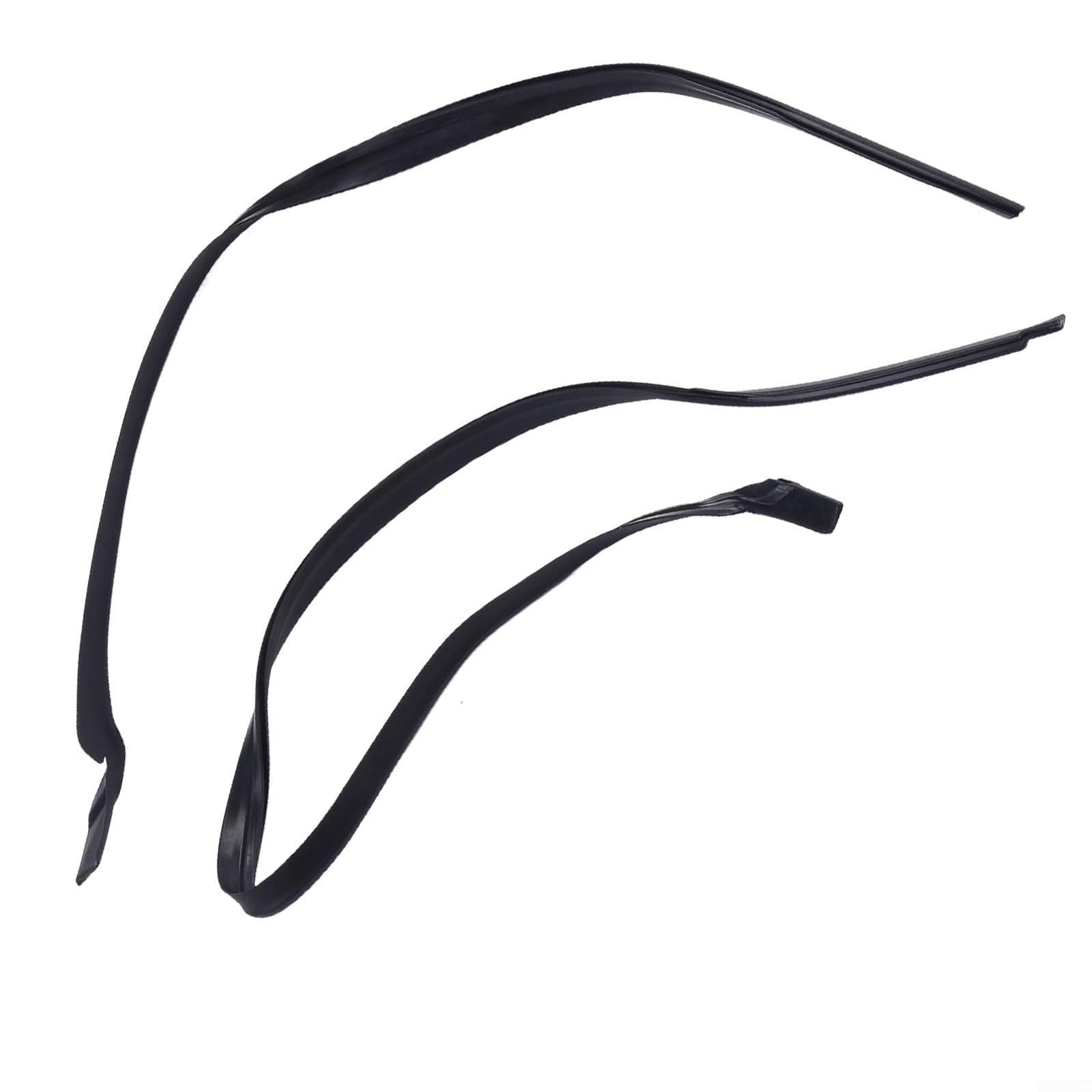 Parabrezza Parabrezza Guarnizione Anteriore Coppia Guida Sinistra per MINI R55/R56/R57 2006-2015 Nero Gomma Ricambio 51132751209