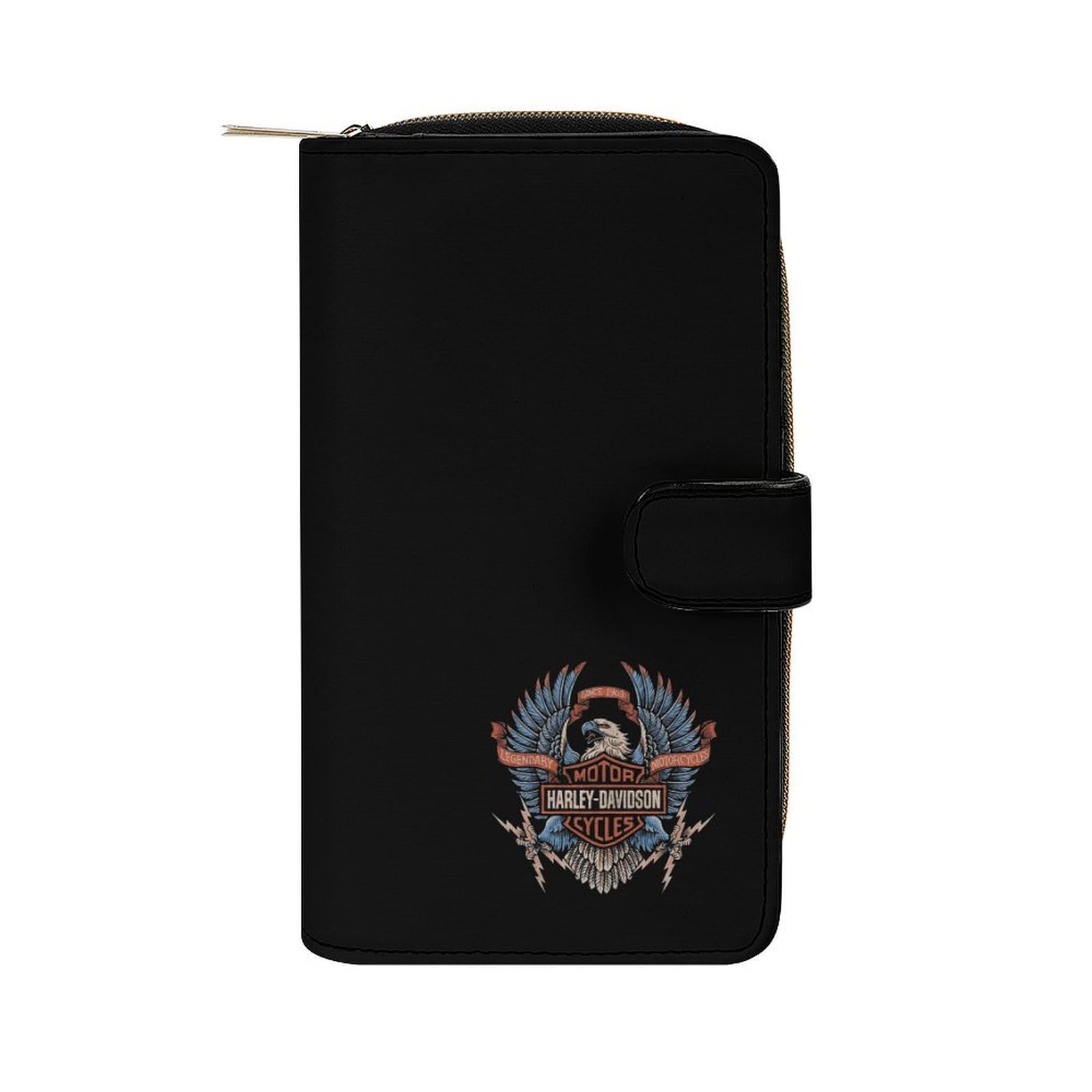Amazon.co.jp: レザー長財布 ハーレーダビッドソン 本革財布 革製財布 