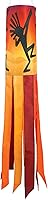 Vista 9 de In the Breeze 5136 Kokopelli Atardecer 40 pulgadas Windsock-Outdoor Southwest Decoración