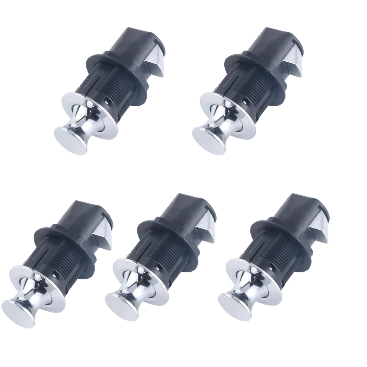 Boutons poussoirs sans clé pour sécuriser les placards de yachts et caravanes en voyage - 5 pcs