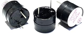 5pcs 3v Active Buzzer Magnetic Long Continous Beep Tone Alarm Ringer 12mm Mini Active Piezo Buzzers Fit for Computers Printers