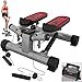 Fitness Exercise Elliptical Twister Stepper - Upgraded Quality Steel, Easy Standing Workout, Digital Display, Resistance Band Elliptical Trainer Burns 15% More Calories Than an Exercise Bike