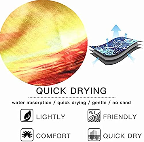 Grande Serviettes Plage Serviettes Bain Absorption L'Eau Séchage Rapide