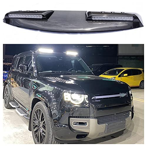 Glossy Black Led Lamp Roof Top Light Bar Fits for Land Rover Defender 90 110 L851 L663 2020-2026