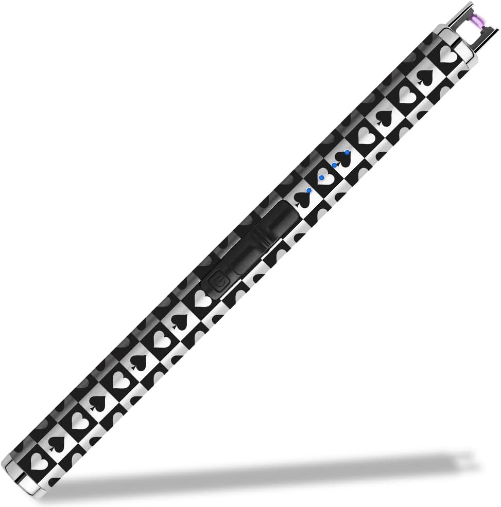 SUPRUS Electric Candle Lighter USB Type C Rechargeable Lighter with Upgraded LED Battery Display Safety Switch Flameless Plasma Windproof for Candle Cooking BBQs Fireworks (Ace)