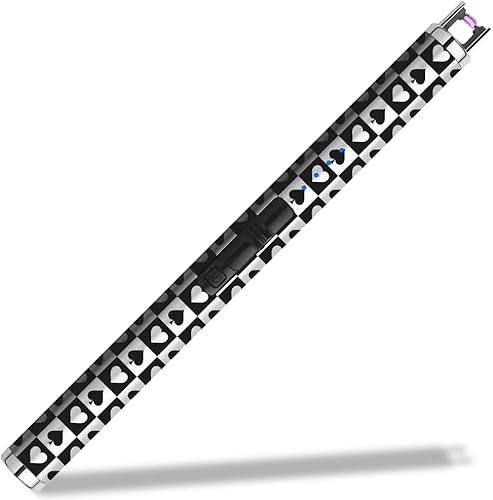 SUPRUS Encendedor eléctrico, encendedor de velas, encendedor recargable USB tipo C con pantalla LED mejorada, interruptor de seguridad, plasma sin