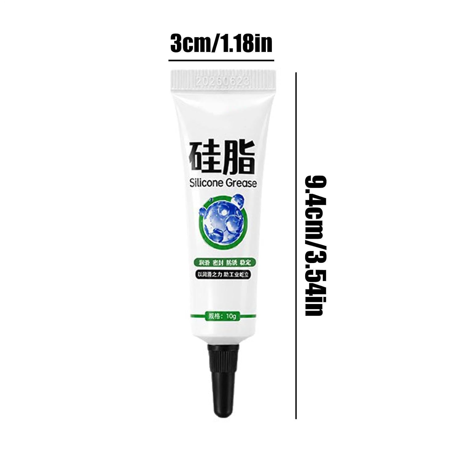 Waterproof Dielectric Grease, Silicone Grease for Electrical Connector, 10g