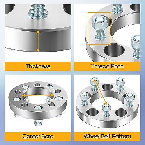 OCPTY 5x100 or 5x112 Wheel adapters 10mm 5 Lug hubcentric with 14x1.5 Studs by OCPTY - Used condition - Image 3