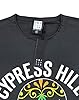 Amplified Cypress Hill Floral Skull Mens T-Shirt Charcoal #3