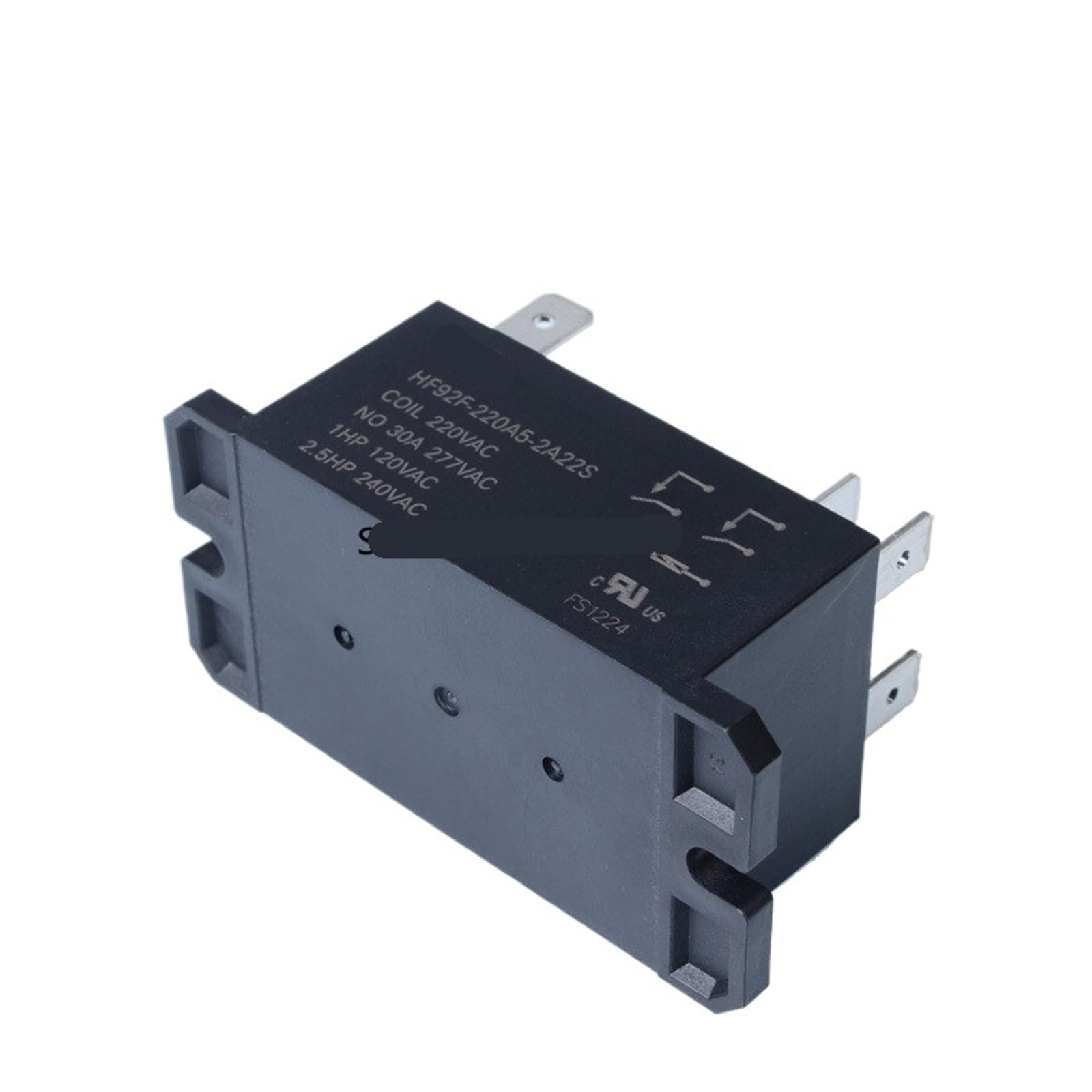 Power Relay HF92F 220VAC 30A à 6 broches pour circuits électriques