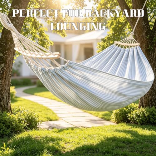Lanjiesh 2pcs 10 Hole Detachable Wooden Hammock Spreader Bars, Durable Replacement Accessories Bars for Outdoor Hanging Hammocks, Patio, Backyard, Camping, Garden — view 6