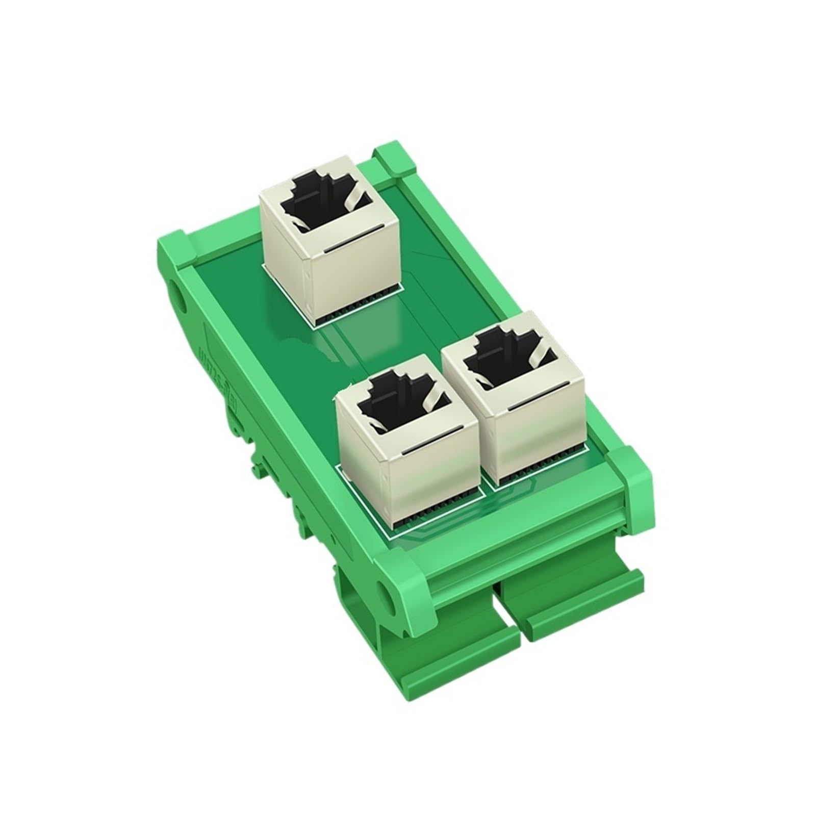 Conector hembra RJ45 vertical triple de 8 pines para triplicar la conexión Ethernet en PCB 6