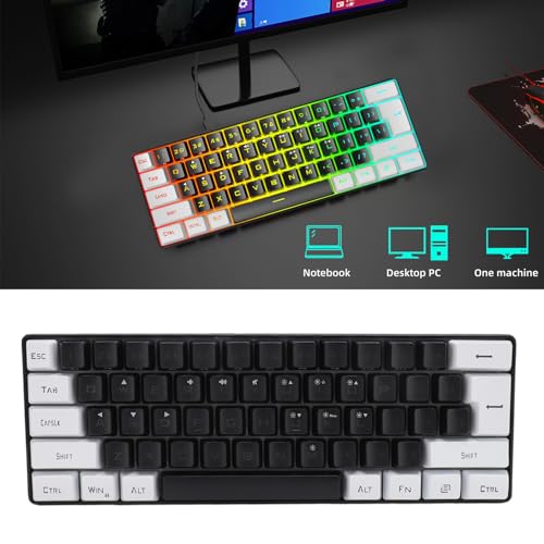 Teclado Gamer Wisoquh947qvumgp-12 USB 60% miniatura 5