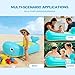 Inflatable Baby Bathtub in Whale | Portable Travel Baby Bathtub for Infants | Lightweight, Leakproof, and Foldable Baby Bath | Ideal for Travel and Home