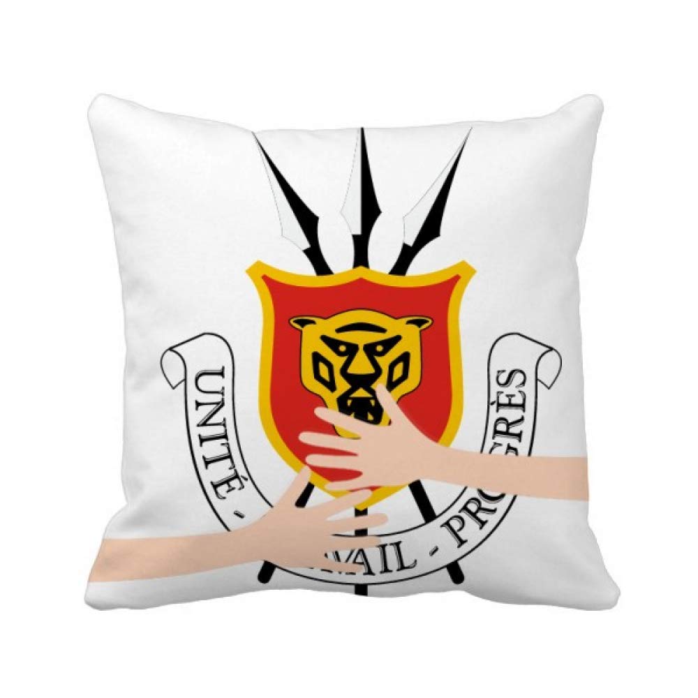Coussin national Burundi Bujumbura cadeau idéal pour collectionneur et expatrié