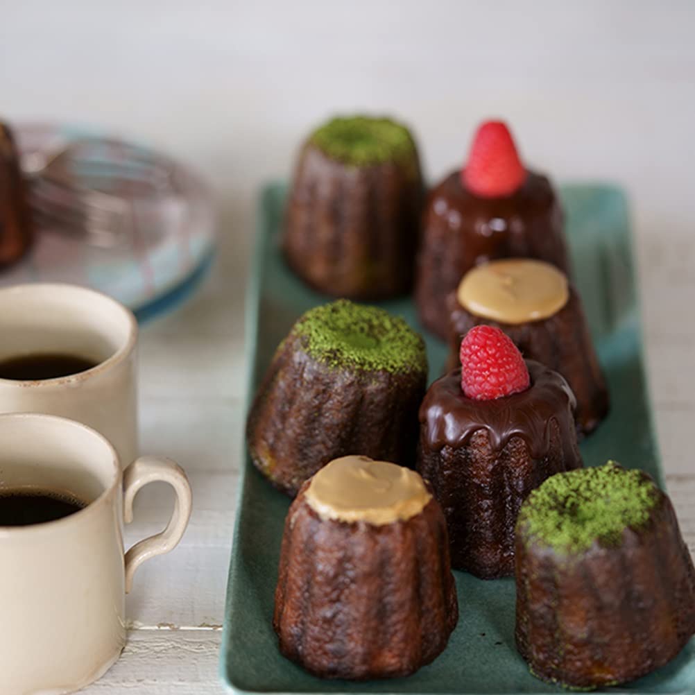 CANELE MOLDOS Postre de francés Molde Hecho A Mano Canele Molde De Cobre Nón