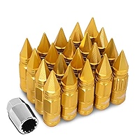 J2 ENGINEERING 7075 FORGED ALUMINUM SPIKY-CAP LUG NUTS LOCKS M12X1.5 - View #8