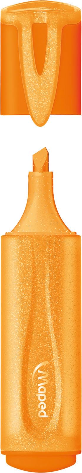 Maped Fluorescent Glitter Highlighters, Chisel Tip, Long-Lasting Highlighters for School Lettering - Image 4
