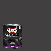 Vista 96 de Glidden Pintura interior + imprimación: gris/plata antigua, una capa, plana, 1 galón