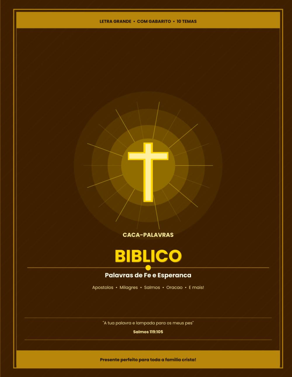 Caça-Palavras Bíblico: Palavras de Fé e Esperança