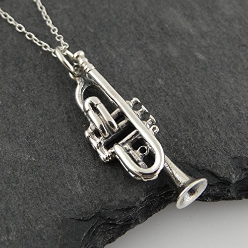 FashionJunkie4Life Sterling Silver Musical Instrument Charm Pendant Necklaces for Women2