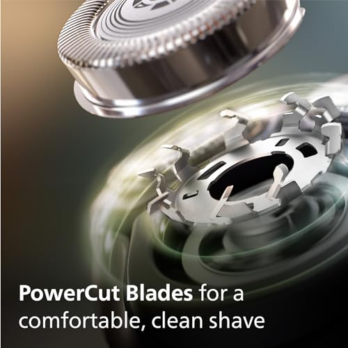 Philips Electric Shaver 3000 Series - Wet & Dry Electric Shaver for Men with SkinProtect Technology in Deep Black, Pop-up Beard Trimmer, Charging Stand, Travel Pouch (Model S3342/13) - Image 4