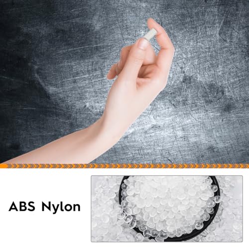 98stk ABS Runde Abstandshalter Sortiment Kit Weiß Isolierung Abstandshalter für M5,M6 Schrauben Nylon Spalte Abstandshalter Abstandshalter mit Kunststoffkasten (weiß)