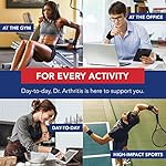 Doctor Developed Wrist Brace, Wrist Wraps for Carpal Tunnel Arthritis, Tendonitis, Hand Support, Ideal for Fitness, Weightlifting - Handbook Included (Wrist Brace 1 Pack) - Image 5