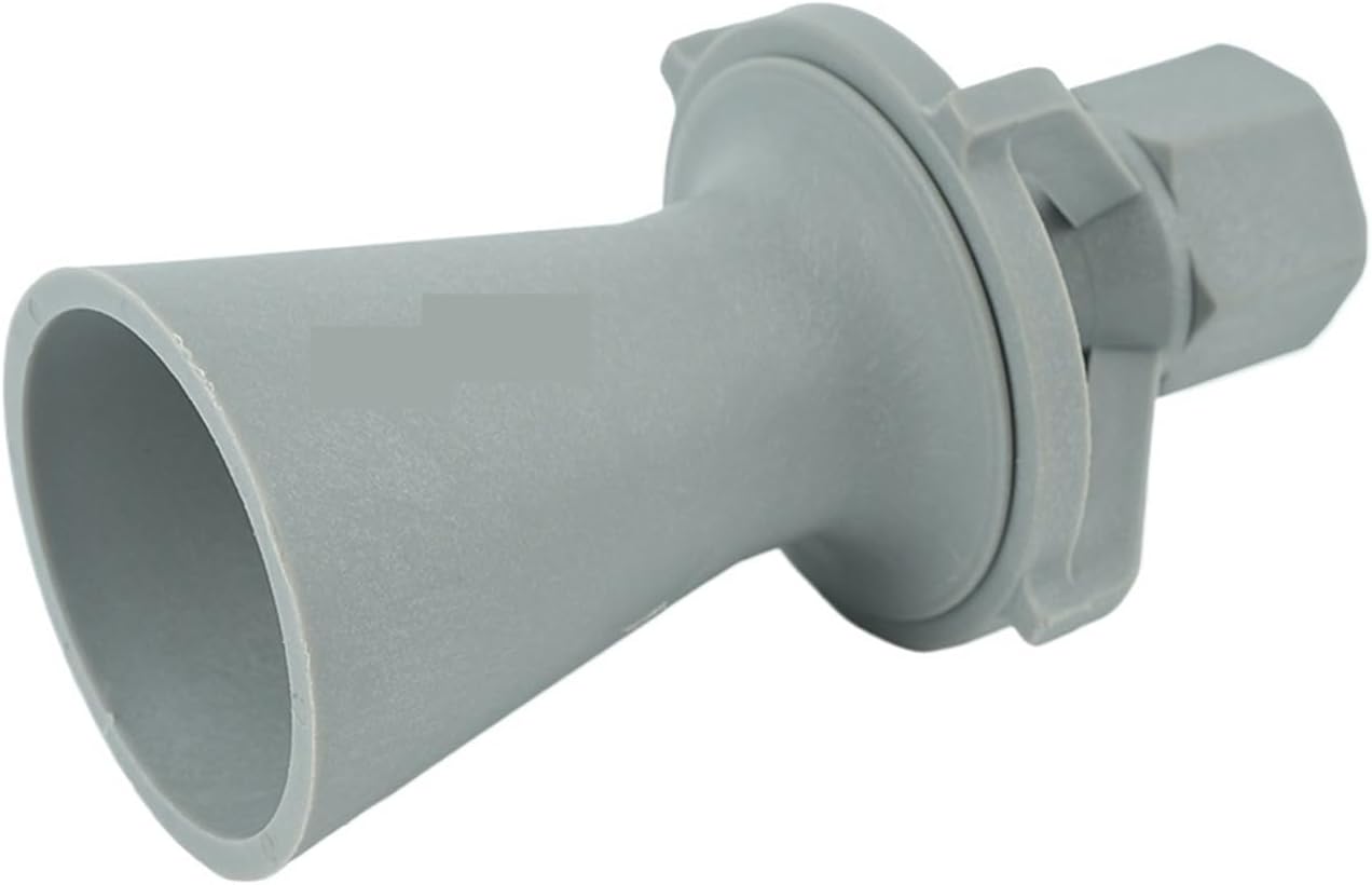 PP Material Mixed Flow Nozzle Mixing Euctor High Pressure Washing Tank Spray(3 of 4 inch Grey)