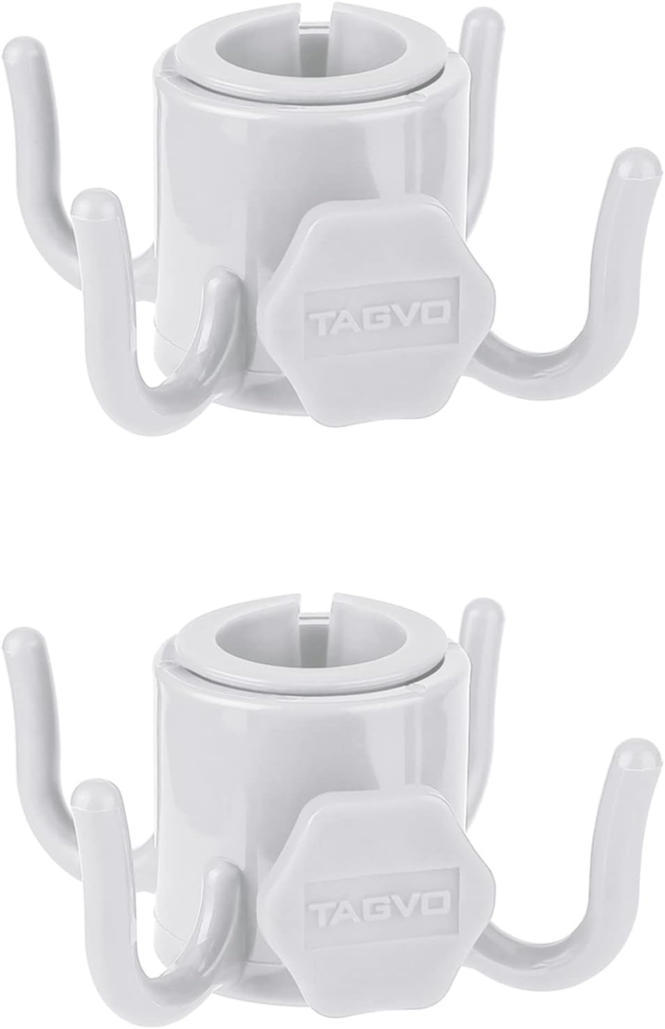 TAGVO Beach Umbrella Hanging Hook, 2 Pack Umbrella Hooks Hanger, 4 Prongs Beach Umbrella Hanging Holder, Beach Accessories for Beach Camping Trips