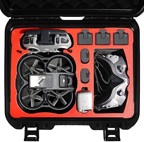 CYNOVA DJI Avata Case Professional Hard Case for DJI Avata Pro-View Combo/Avata Drone/DJI Avata Fly More Kit/FPV Controller Remote 2 / DJI Goggles 2 / V2 View for Avata DJI Accessories