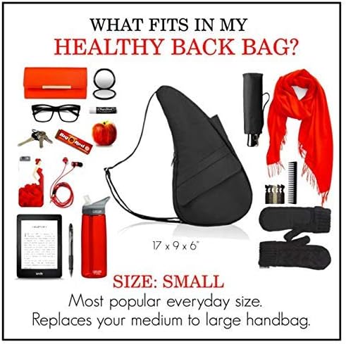 AmeriBag 17" Microfiber Healthy Back Bag Ergonomic Crossbody Sling for Everyday Use, Travel & Walking Comfort - Image 10