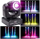 50W Moving Head LED-Strahl Bühneneffektbeleuchtung mit 8 Mustern + Rotation + Farbmischung + Halbfarbeneffekt für Halloween, Weihnachten, DJ Show Concert Party KTV