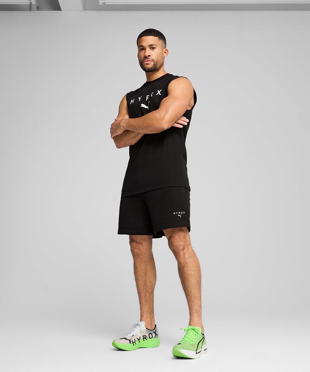 PUMA Canotta x HYROX Cut-off da Uomo M Black