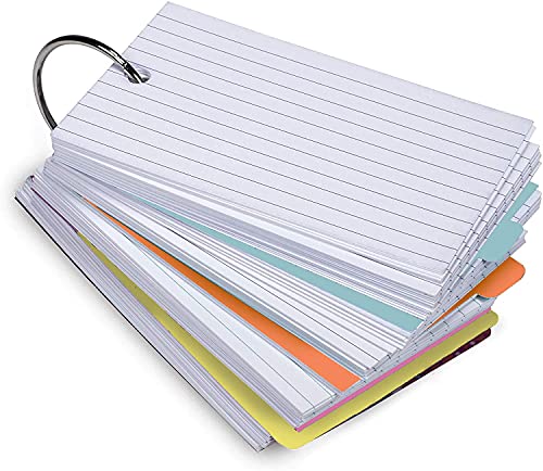 Vera Bradley 100 Count Lined Index Cards With Dividers, Study Buddy With Stickers And Metal Binder Ring, Cute School Supplies, Bonbon Ditsy #TOP2