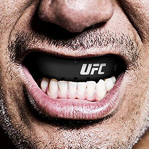 UFC Mouthguard OPRO Self-Fit Full Pack Gold Braces...