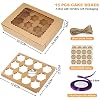 Boîte à Cupcakes Pas Cher RomanticBaking Lot De 20 Boîtes à Cupcakes En Papier Kraft Marron Avec Boite Pour Cupcakes Boîte à Cupcakes Pas Cher RomanticBaking Lot De 20 Boîtes à Cupcakes En Papier Kraft Marron Avec Boite Pour Cupcakes
