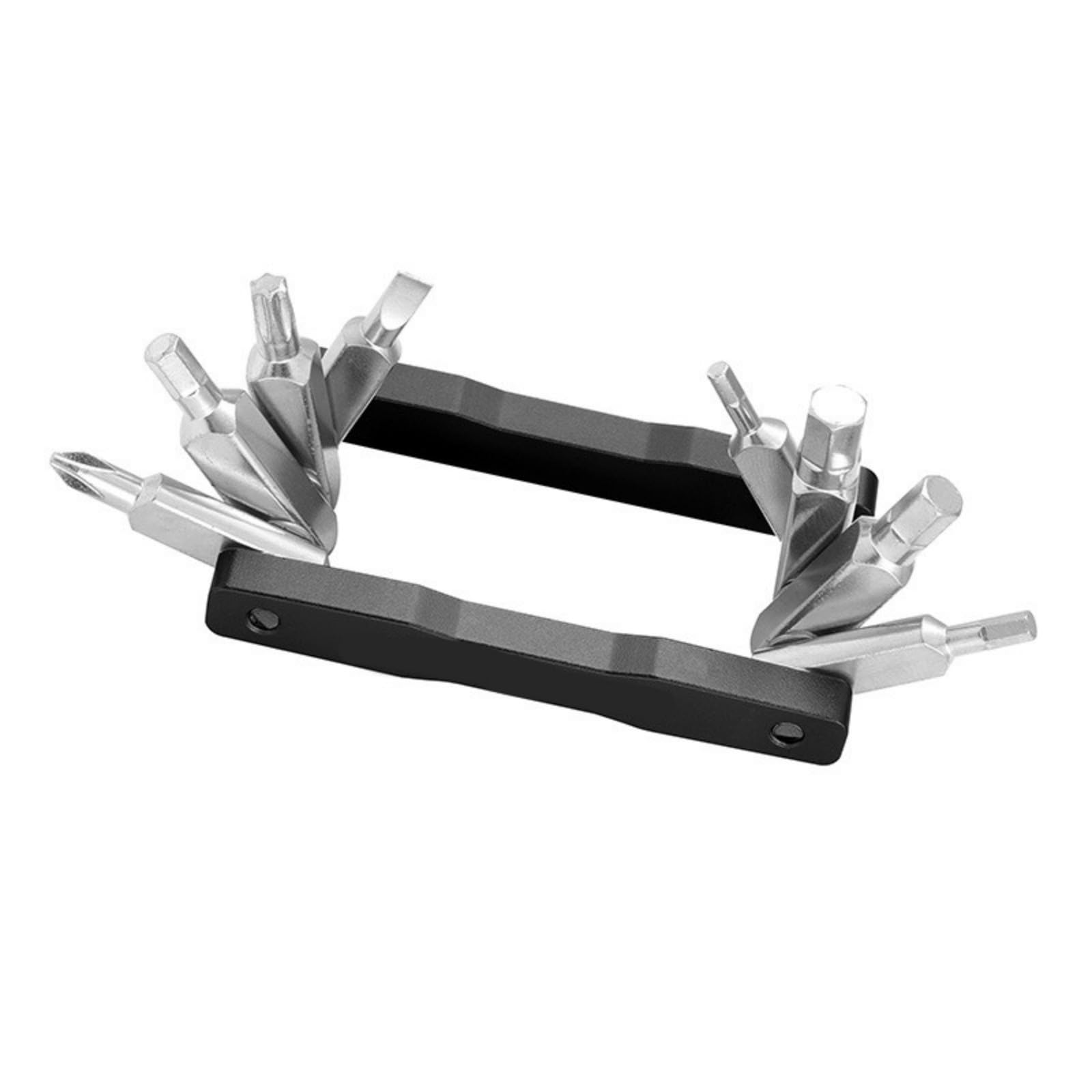 Color Portable Folding Repair with Wrenches Screwdrivers for Cycling Maintenance Portable Folding