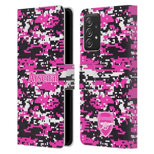 Étui portefeuille cuir Samsung Galaxy A53 5G Arsenal FC rose housse