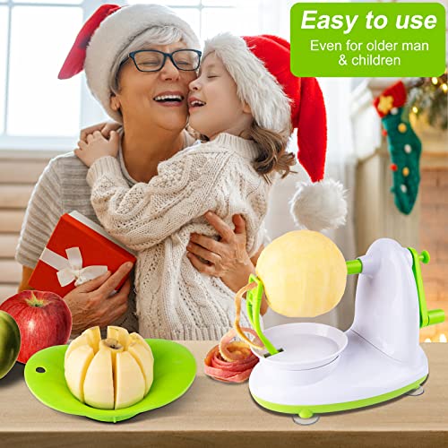 Apple Peeler, Pear Peeler With 8 Wedges Apple Slicer And Corer, Stainless Steel Blades Apple Cutter #TOP5