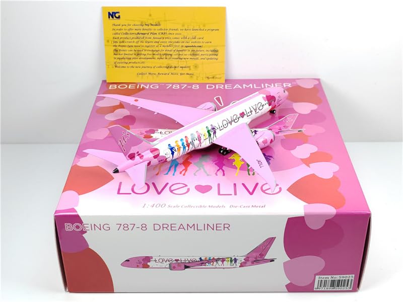 航空機・ヘリコプター NG Model 1:400 Love Live B787-8 JA01LL Amazon.co.jp: NG Models 1:400 完成品 Love Live for Boeing