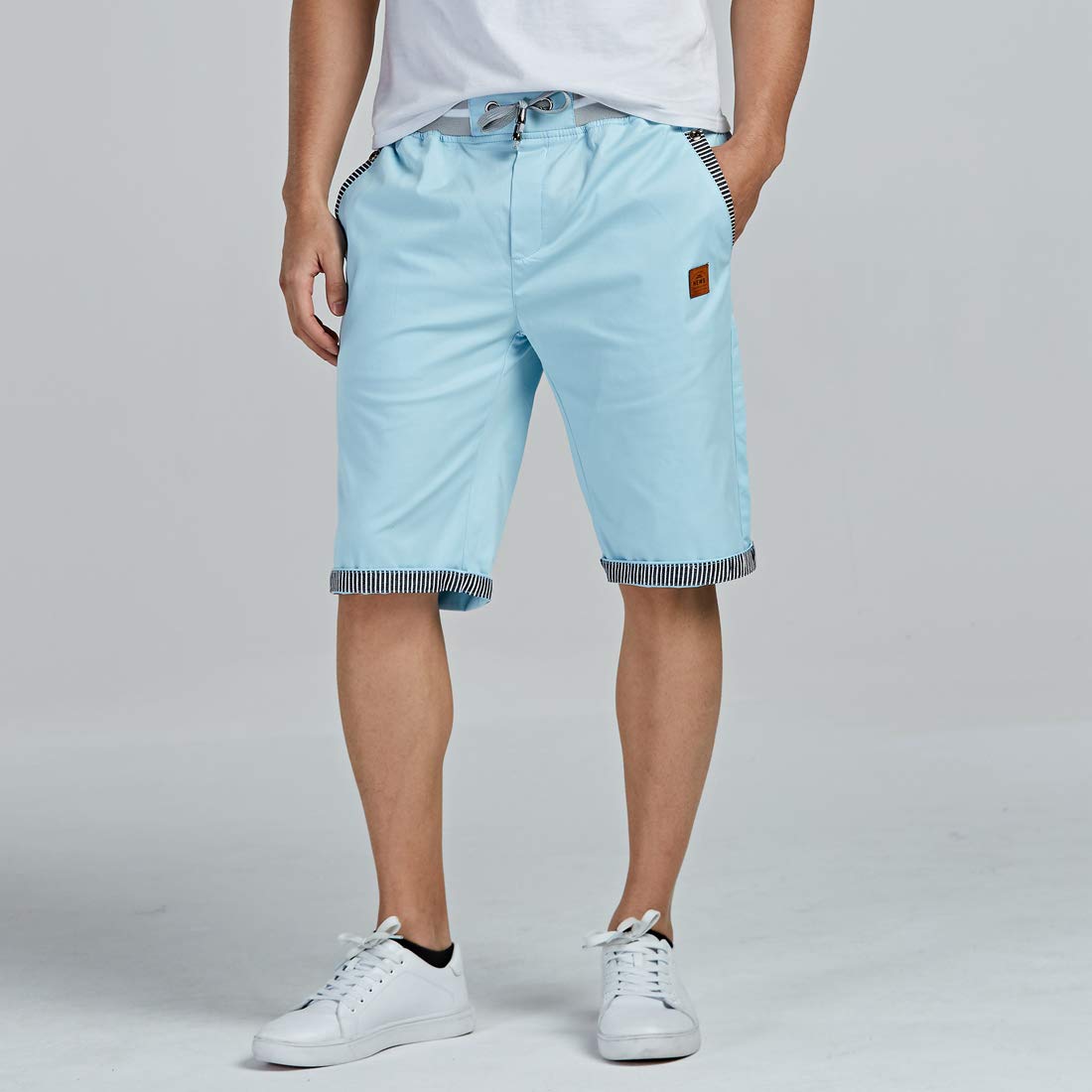 Tansozer Kurze Hosen Herren Shorts Herren Sommer Chino Gummizug