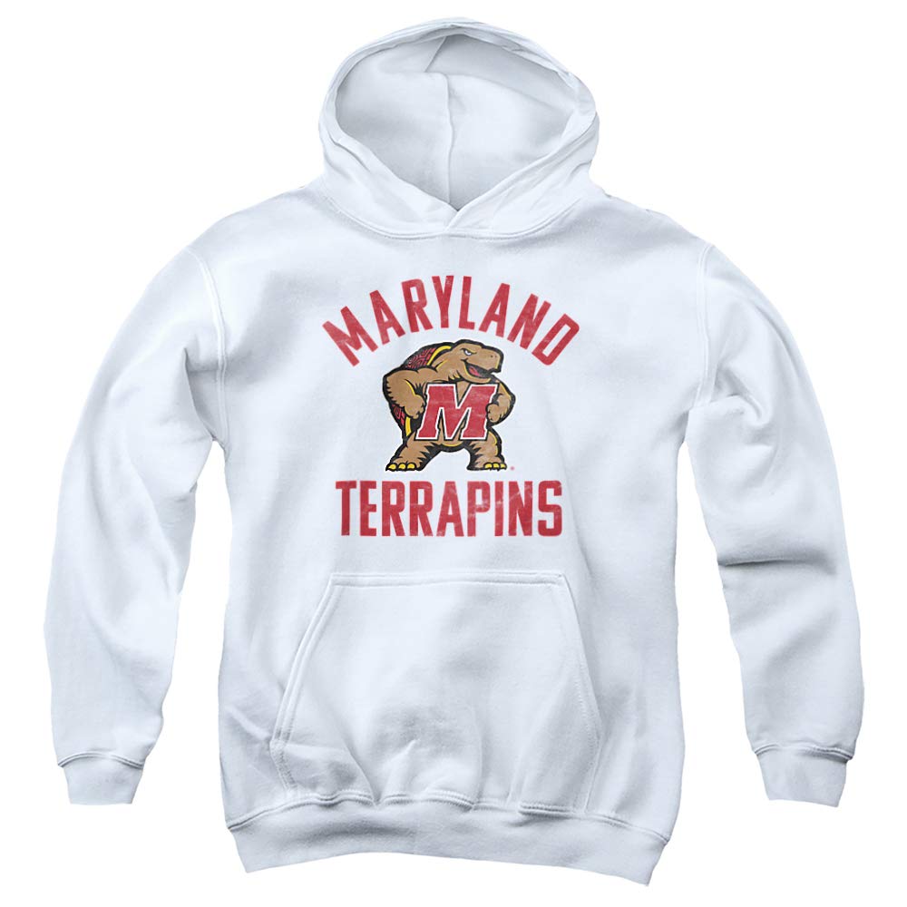 University of Maryland Official UMD Terrapin Logo Youth Kids Boy/Girls Pull-Over Hoodie Sweatshirt